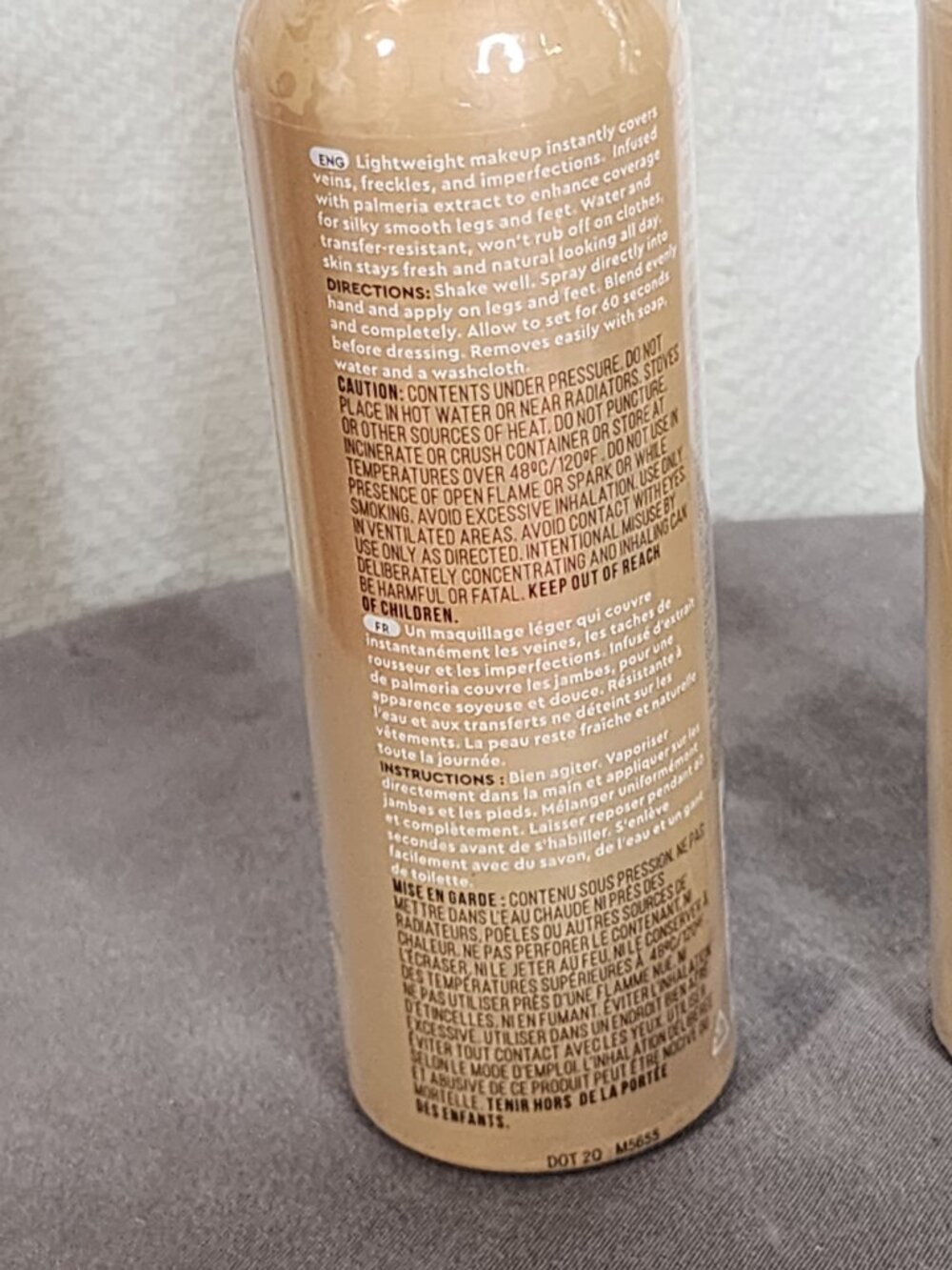 Sally Hansen Airbrush Legs Water Resistant 4.4oz Spray On Makeup Fairest Glow 2 - Picture 6 of 16